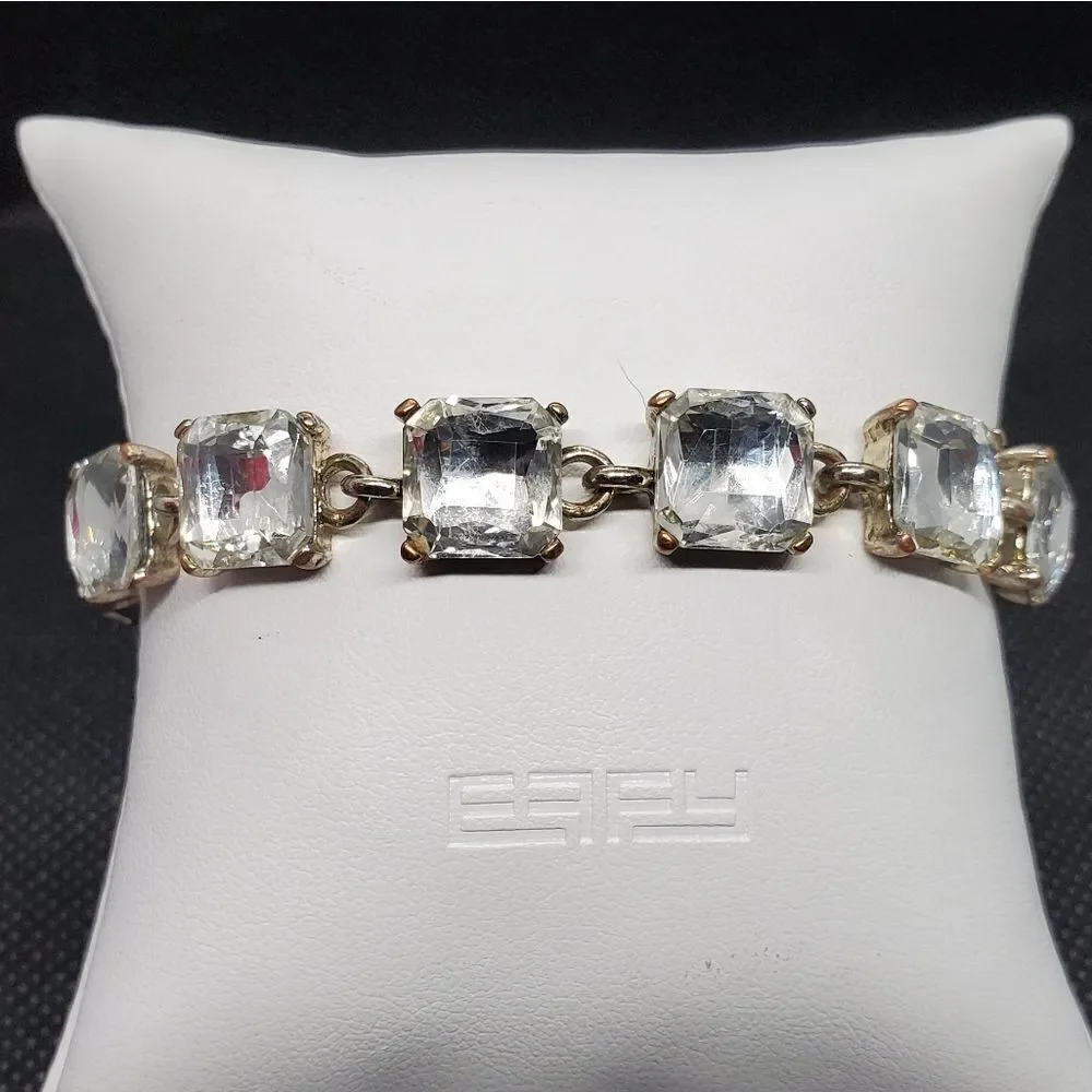 Loft Silver & Clear Rhinestone Bracelet